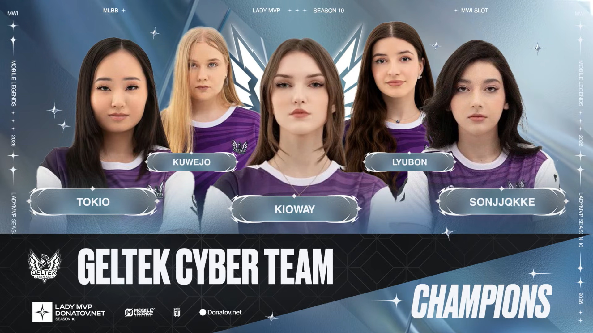 Geltek Cyber Team выступит на MLBB Womenʼs Invitational (MWI) 2026 